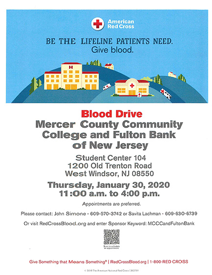 blood drive flyer
